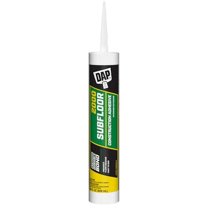 DAP 2000 Subfloor Construction Adhesive, Light Tan, 28 oz (7079827042)
