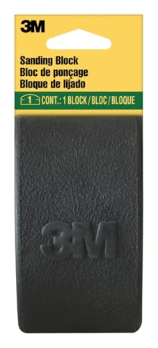 3M Rubber Sanding Block, 4.75 x 2.63 in