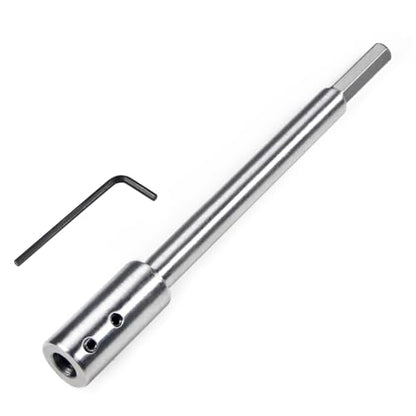 Utoolmart 7" Forstner Bit Extension (5-3/4" Drilling Depth) - 3/8" Collet - size: 7 Inch Extra Long for 3/8" Shank