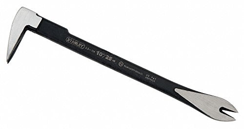 STANLEY 10-in (250mm) Precision Steel Claw Bar - size: 10 in