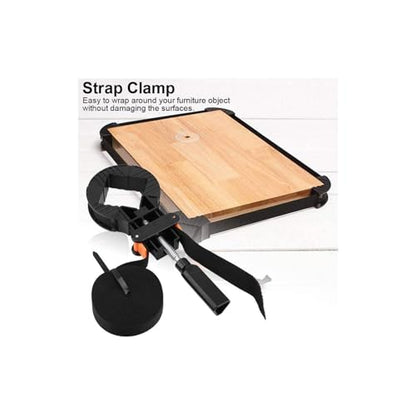 Band Strap Clamp, 6M Adjustable Frame Corner Clamp Band Strap 4 Picture Frame Holder Woodworking Tool for Picture Frame Drawer