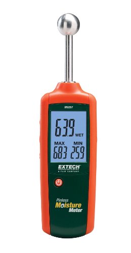 Extech MO257 Pinless Moisture Meter, Depth 0.78 to 1.6 in - style: MO257
