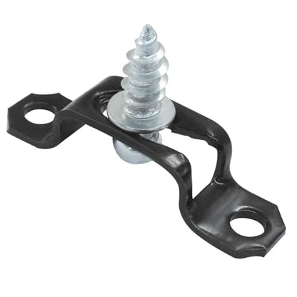 Black Concealed Connector, Half Pass Style, 20Pcs - style: Black-Half Pass