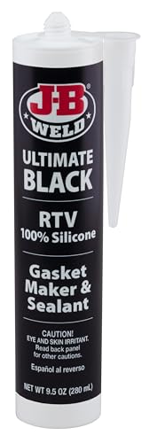 J-B Weld 32929 Ultimate Black RTV Silicone Gasket Maker and Sealant - 9.5 oz. - color: Black, size: 9.5 oz