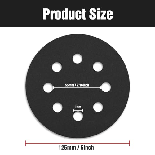 100 Pcs 5 inch Wet Dry Sanding Discs 2000 Grit 8 Hole Hook and Loop - style: 100 Pcs-2000 Grit