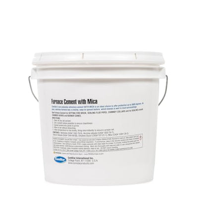 Furnace Cement 2 gal RTU Gray Refractory & Retort, 3000F High Temp - size: A5). 2 Gallon