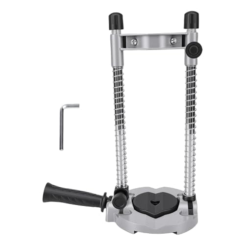 Drill Guide, Multi Angle Press Portable Drill Guide Attachment, Adjustable Precision Drilling Jig Attachment for Drilling Angled or Straight Holes, for Woodworking