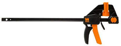 WEN CLR122 12-Inch Heavy Duty Steel Bar Clamps and Spreaders with 2.3-Inch Throat, Two Pack, Black - style: 12-Inch