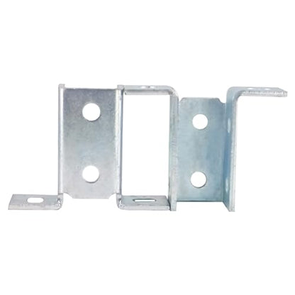 Strut Channel Bracket Angle Wing for 1/2" Bolt in 1 5/8" Uni/strut, 6 Pack - size: 8 Hole Wing Shape