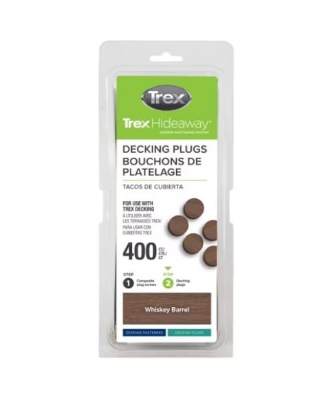 Trex Decking Plugs (400ct) (Whiskey Barrel 400ct) - color: Whiskey Barrel 400ct