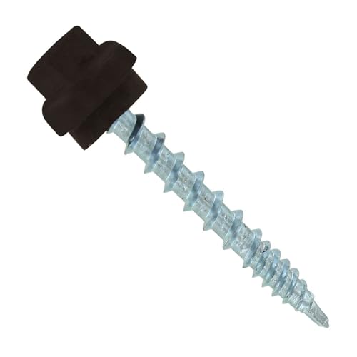 ST Fastening ZXL Woodbinder Metal Roofing Screws #10 x 1-1/2" - color: Koko Brown, size: #10 x 1-1/2"