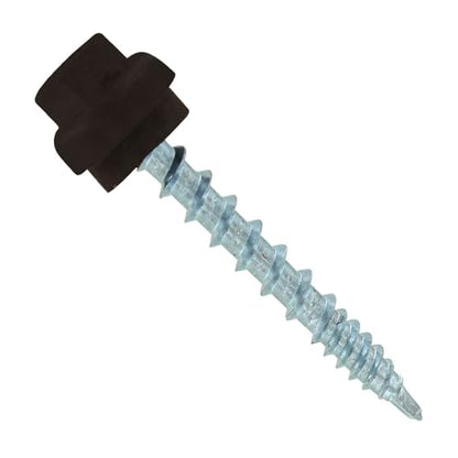 ST Fastening ZXL Woodbinder Metal Roofing Screws #10 x 1-1/2" - color: Koko Brown, size: #10 x 1-1/2"