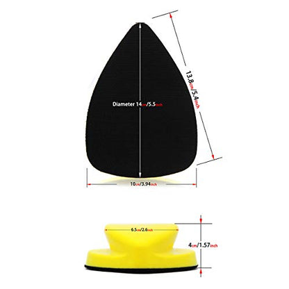 Hand Detail Sander Hook and Loop Sanding Block for Mouse Sandpaper Home Decoration DIY Working
