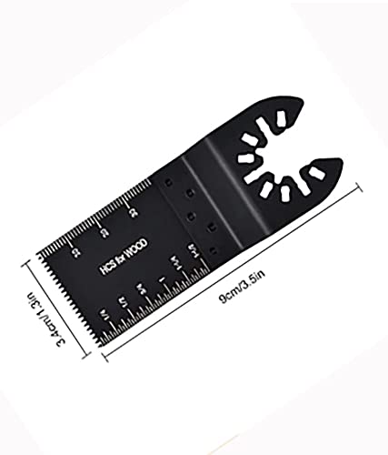 100 Pcs Oscillating Tool Blades, Professional Universal Oscillating Saw Blades, Wood Multitool Blades, Quick Release Durable, Fit All Models(SH)
