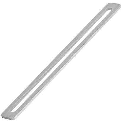 6 Pack 12" x 1" Adjustable Slotted Mending Plates, Stainless Steel - size: 12" x 1"