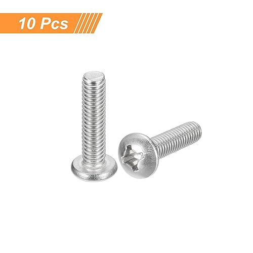 uxcell 5/16-18x1-1/4 Pan Head Machine Screws, 304 Stainless Steel 18-8 Screw, Phillips Drive, Fully Threaded, Bright Finish, Pack of 10 - size: 5/16-18x1-1/4"