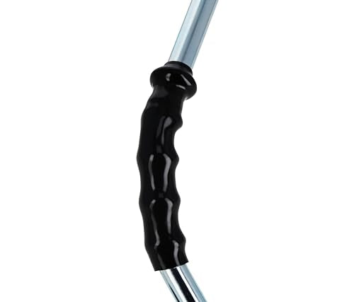 DCT Heavy-Duty High-Pressure Rubber J-Roller – Curved Handle and Solid Hard Roller Tool for Floor Laminate & Veneer Glue