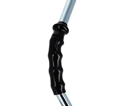 DCT Heavy-Duty High-Pressure Rubber J-Roller – Curved Handle and Solid Hard Roller Tool for Floor Laminate & Veneer Glue