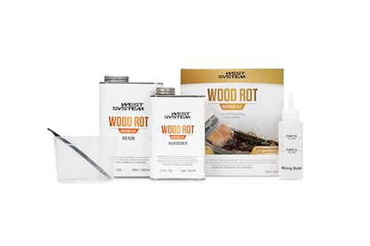West System 690 Wood Rot Repair Kit, Medium | Two-Part Epoxy System - size: Medium Kit
