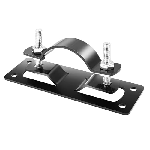 Colinktool Steel 2 Wood Fence Bracket,Chain Link Wood Adapter-12 Pack,Black