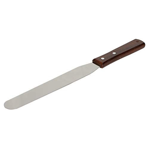 Ecotex® Screen Printing Spatula (1 Pack) - Stainless Steel 12" Spatula for Screen Printing Inks, for Screen Printing Screens and Frames - Smooth and Ergonomic Wooden Handle, Screen Printing Supplies - size: Single
