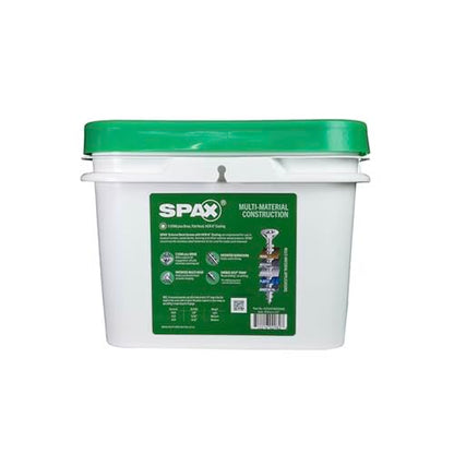 SPAX #14 x 1-1/2" Exterior Flat Head Deck Wood Screws Construction Torx T-Star Plus (1500 EA) Bulk Pail Includes 2 Bits Rust Resistant - size: #14 x 1-1/2"