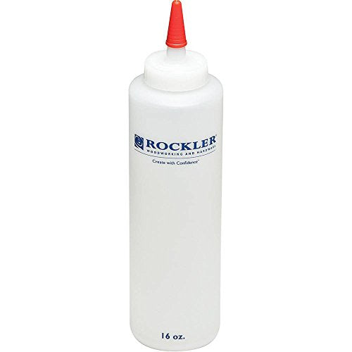 16 oz Refillable Glue Bottle with Precision Tip for Woodworking, Clog-Free