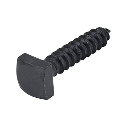 Rustic Black Exterior Square Lag Screws 5/16" x 1-1/2" Ruspert Weatherproof Coating by Makers Bolt (25 Pieces) - size: 5/16" x 1-1/2", style: Black Ruspert Coating (Outdoor Use)