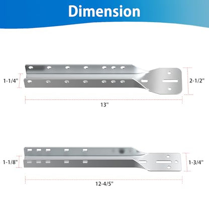 2 Pack Garage Door Opener Reinforcement Bracket, Adjustable to 18", 21" or 24", Galvanized Steel