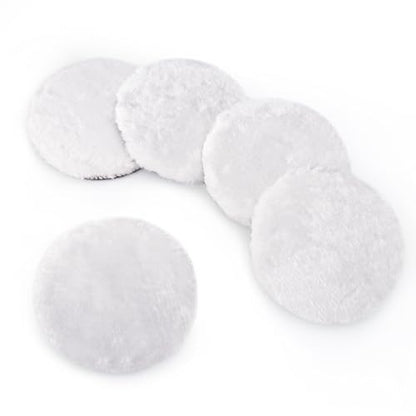 5 PCS 5 Inch Wool Polishing Pad Buffing Pads - size: 5 INCH