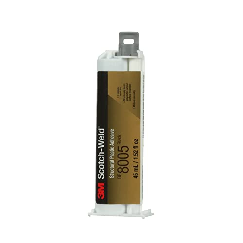 3M Scotch-Weld Structural Plastic Adhesive DP8005 Black, 45 mL, Duo-Pak