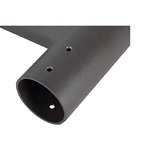 Mounting Bracket Accessories Single Spoke Tenon Adapter for Outdoor Shoebox Lighting, Parking Lot Light, Street Light Fixture Mount with Slip Fitter Mount(2 3/8inch) - size: T Shape Single Spoke Adapter