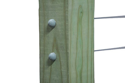 Gray End Caps for Cable Railings (Lot of 10 Caps) - color: Gray
