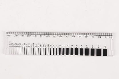 Crack Width Gauge， Concrete Crack Gauge Width Ruler Width Crack Gauge (CW-01 1PC)