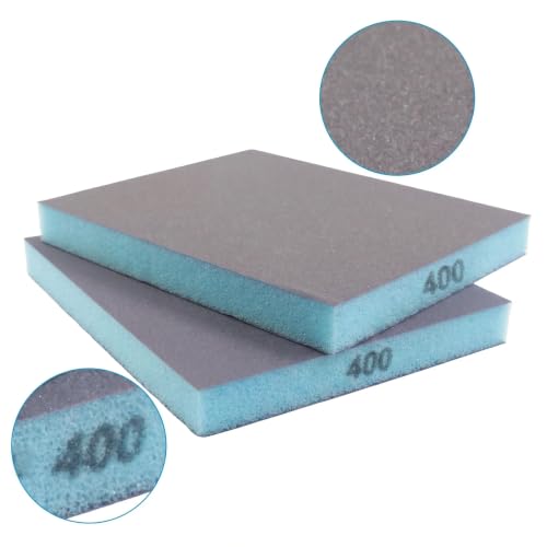 12 Pcs 400 Grit Sanding Sponge - size: #400