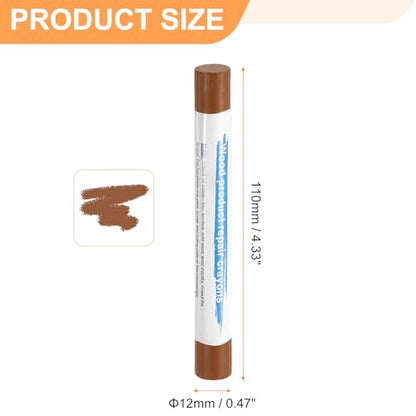 HARFINGTON 5pcs Wood Filler Sticks Wooden Wax Touch Up Furniture Repair Crayons for Scratch Hole Wood, Birch - color: Birch