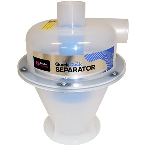 Assembled Quick Click Dust Separator with 5 Gallon Locking Collection Bin - style: w/ 5 Gallon Bin