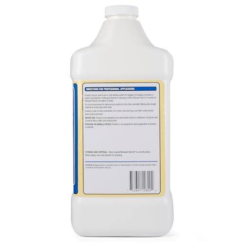 Mosquito Barrier Liquid Garlic Spray Concentrate for Mosquitoes, 1 Gallon