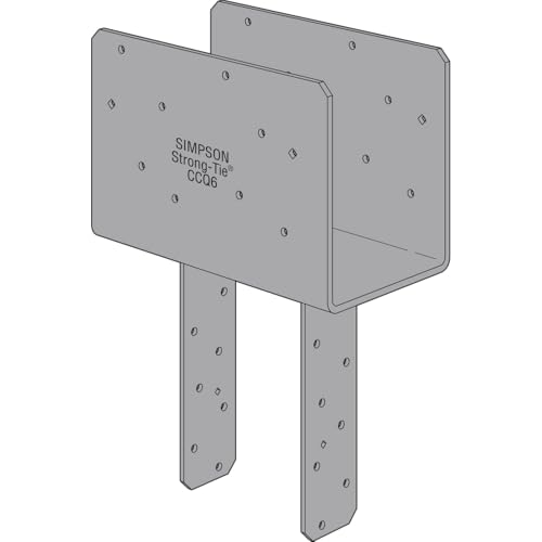 Simpson Strong-Tie CCQ66SDS2.5 CCQ Column Cap for 6X Beam, 6X Post with Strong-Drive SDS Screws - size: 1 Each