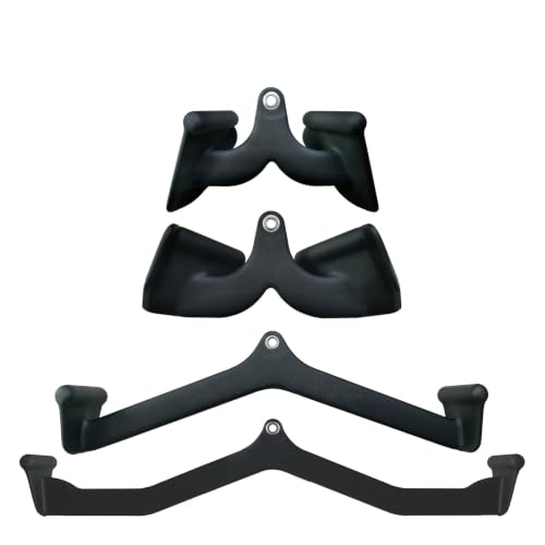 Ergonomic LAT Pull Down Bars, Back and Triceps Strength Training Equipment, LAT Pulldown Attachments, Cable Attachments for Home Gym - color: BT1245