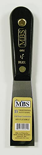 MBS Professional Flexible Putty Knives (1-1/4" Flex)