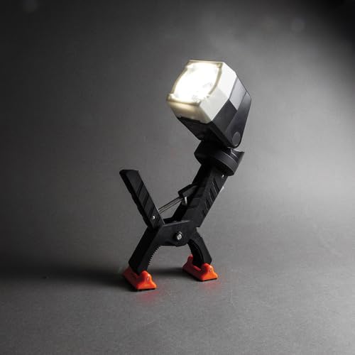 Klein Tools 56029 Work Light, LED Clamp Light Rotates 360 Degrees, Pivots 90 Degrees, Dust and Water Resistant