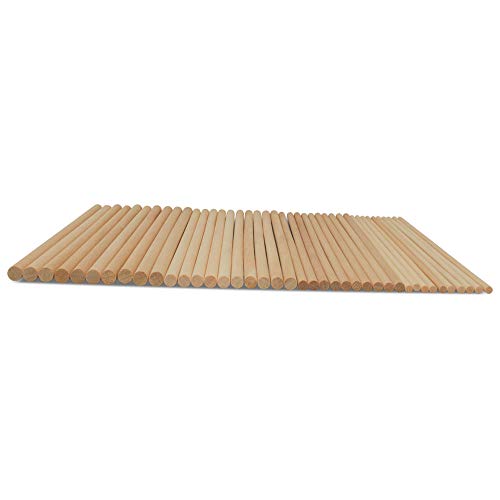 Wooden Dowel Asssortment 80 Dowel Rods 12 inches Long by Woodpeckers - size: Pack of 80