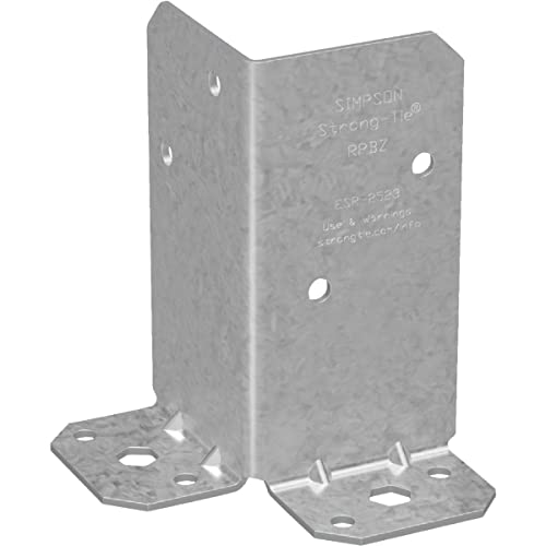 Simpson Strong-Tie RPBZ Adjustable Post Base, 12-Pack