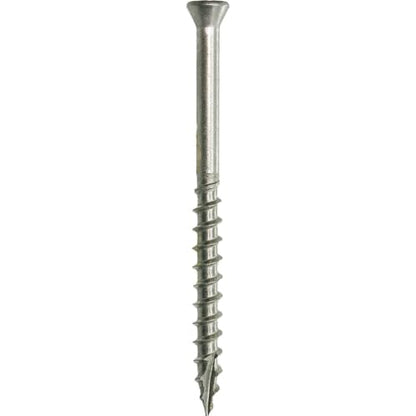 Grip-Rite PrimeGuard Max Deck Screws for Outdoor Projects - Hand Drive Trim Head Wood Screws - T-17 Star Drive - 316 Stainless Steel - 7 x 2-1/4" - 1 Lb - MAXS214TH3161