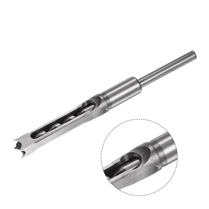 uxcell Square Hole Drill Bit, 9/16" High-Carbon Steel Hollow Chisel Mortise Power Tool for Woodworking - size: 9/16"