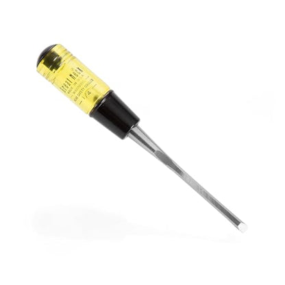 GreatNeck 1/4 in Wood Chisel for Carpentry and Joinery, 5 Inch Blade, High Carbon Steel, Steel Cap Acetate Handle, Made in USA Woodworking Tools - size: 1/4-Inch