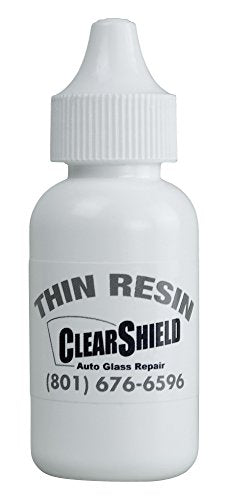 Clearshield Windshield Repair Resin - Auto Glass Repair Resin - Resin for Glass Scratch Repair - 1 Pack 30 ml Thin Resin - size: 1 Pack 30 ml Thin Resin
