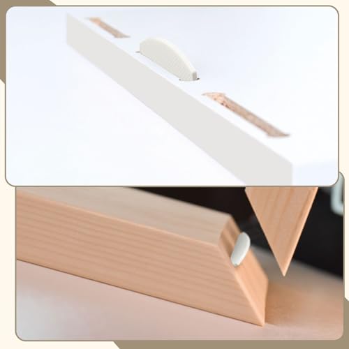 Teenyyou 150 Pcs PVC Biscuit Joiner Connectors, Checked - size: 150 Pcs