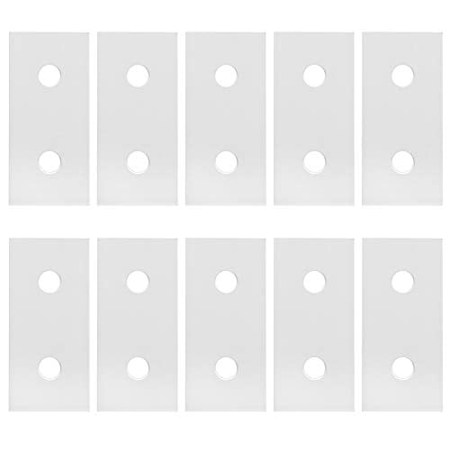 10pcs Aluminum Joining Plate 2 Hole 3030 Flat Bracket - size: 3030